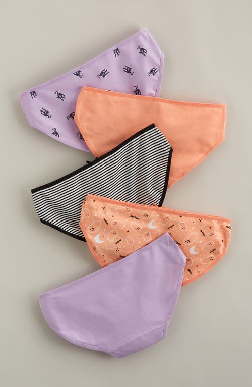 Nordstrom Kids' Assorted 5-pack Hipster Briefs In Multi