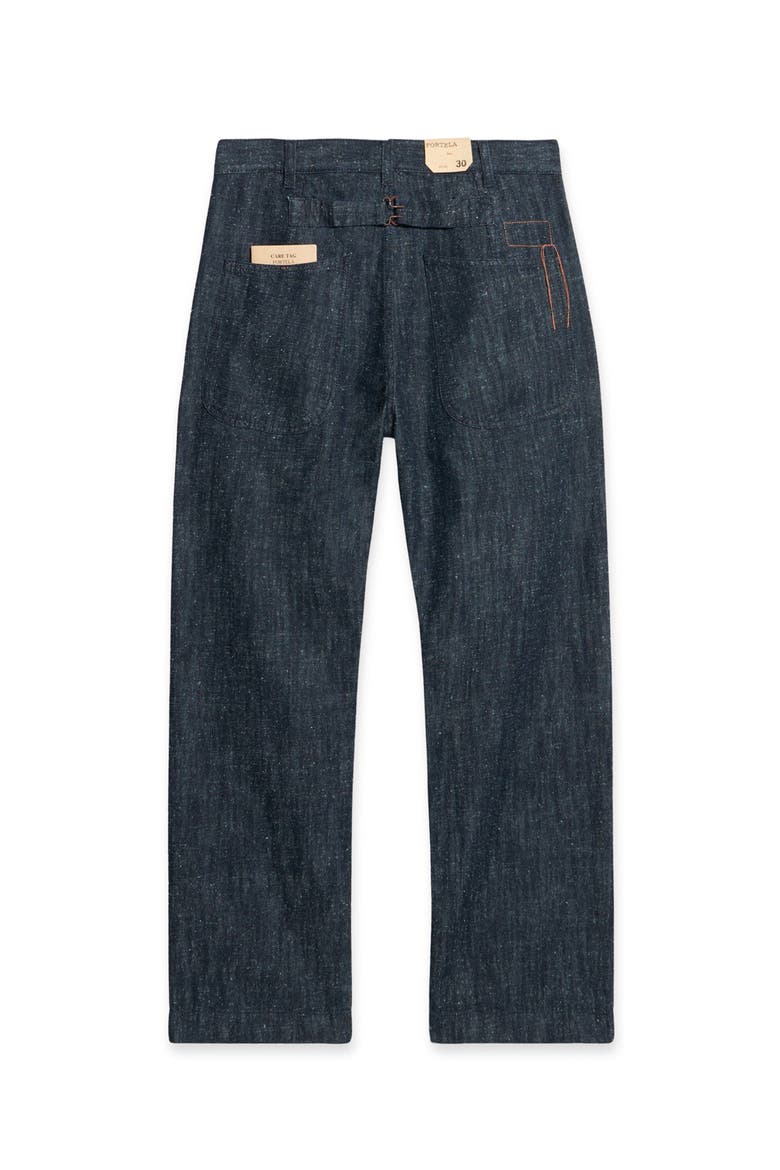 Russell Indigo Rinse Denim Trousers, Alternate, color, BLUE