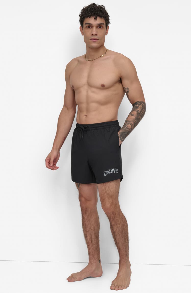 DKNY Modern Euro Swim Trunks, Alternate, color, 