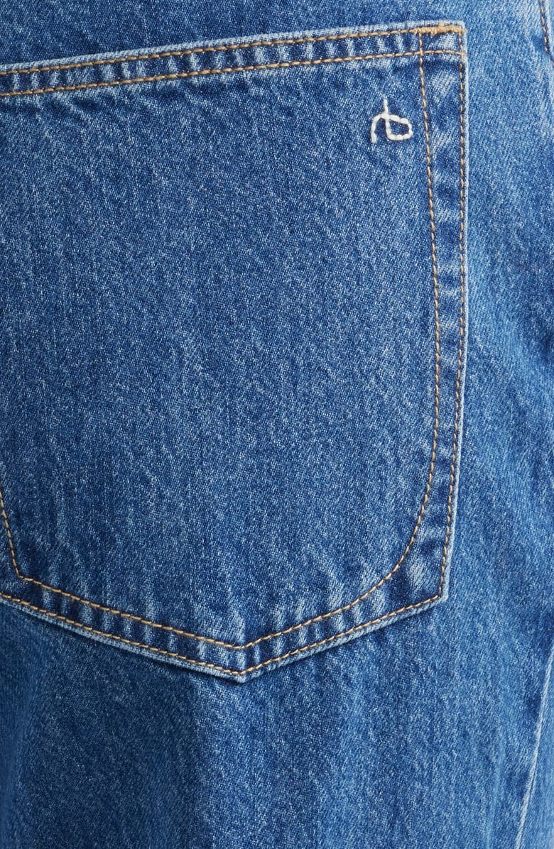 rag & bone Harlow Low Rise Straight Leg Jeans, Alternate, color, Park