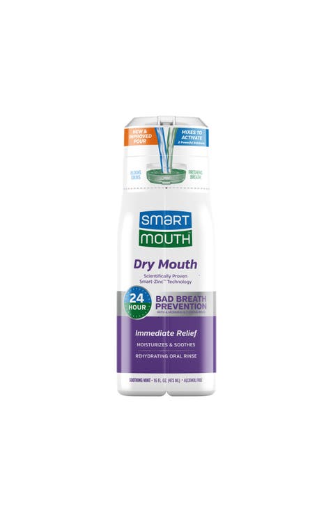Dry Mouth Zinc Activated Mouthwash Soothing Mint 16 Fl Oz