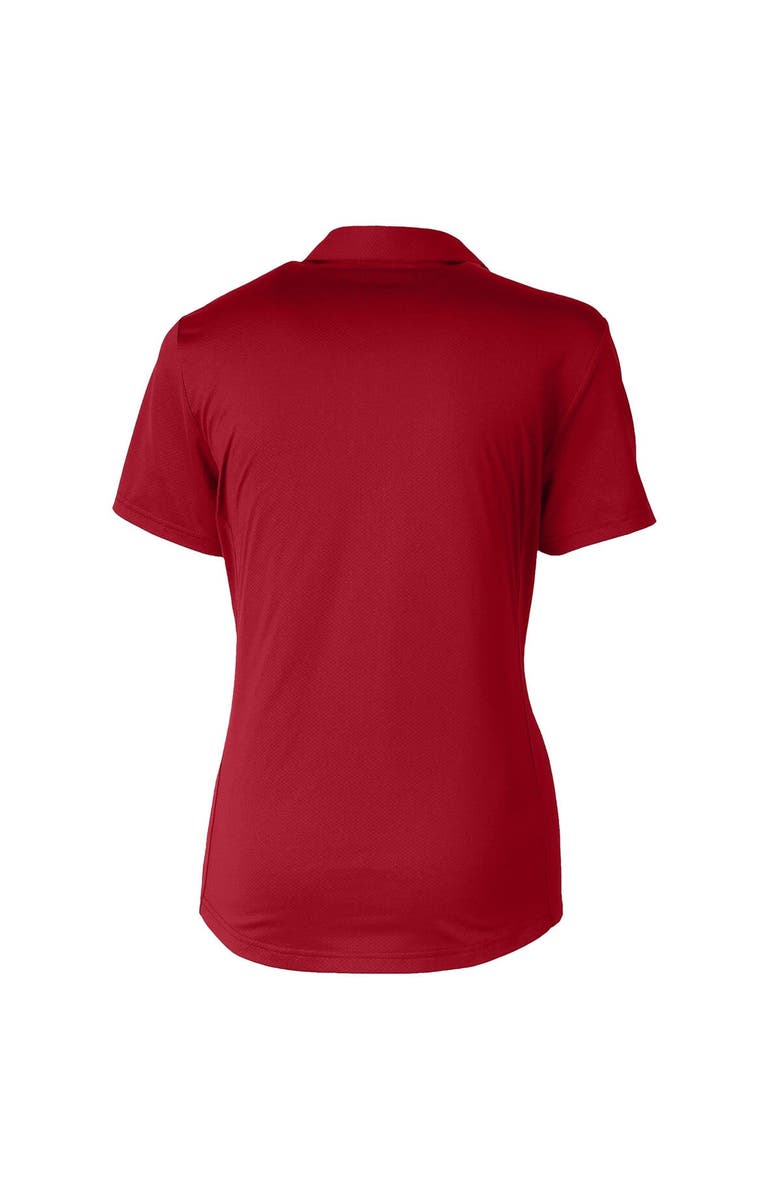 Cutter & Buck Women's Cutter & Buck Red New York Giants Prospect Textured Stretch Polo, Alternate, color, 