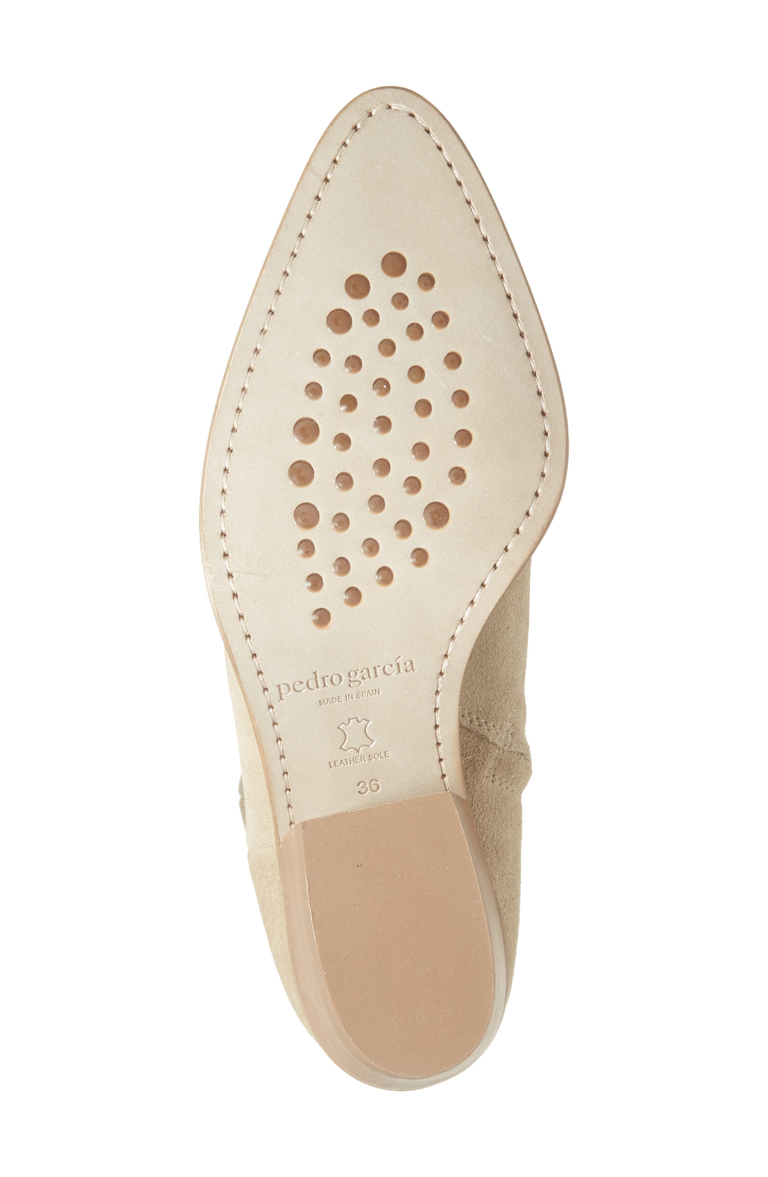 Pedro Garcia Atena Block Heel Boot, Alternate, color, Cork Velour