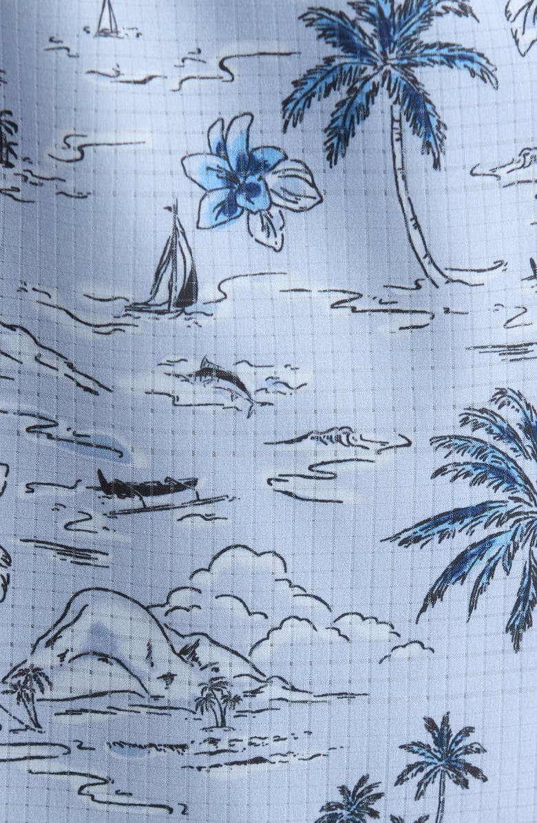 Tommy Bahama Huntington Beach Views 8-Inch Hybrid Swim Trunks, Alternate, color, Evertide