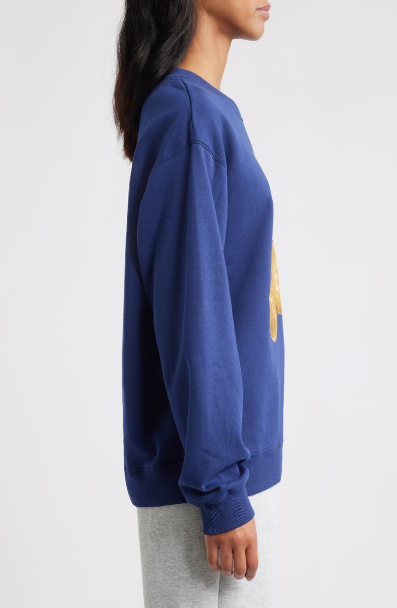 GOLDEN HOUR Love You Heart Graphic Sweatshirt, Alternate, color, Medieval Blue