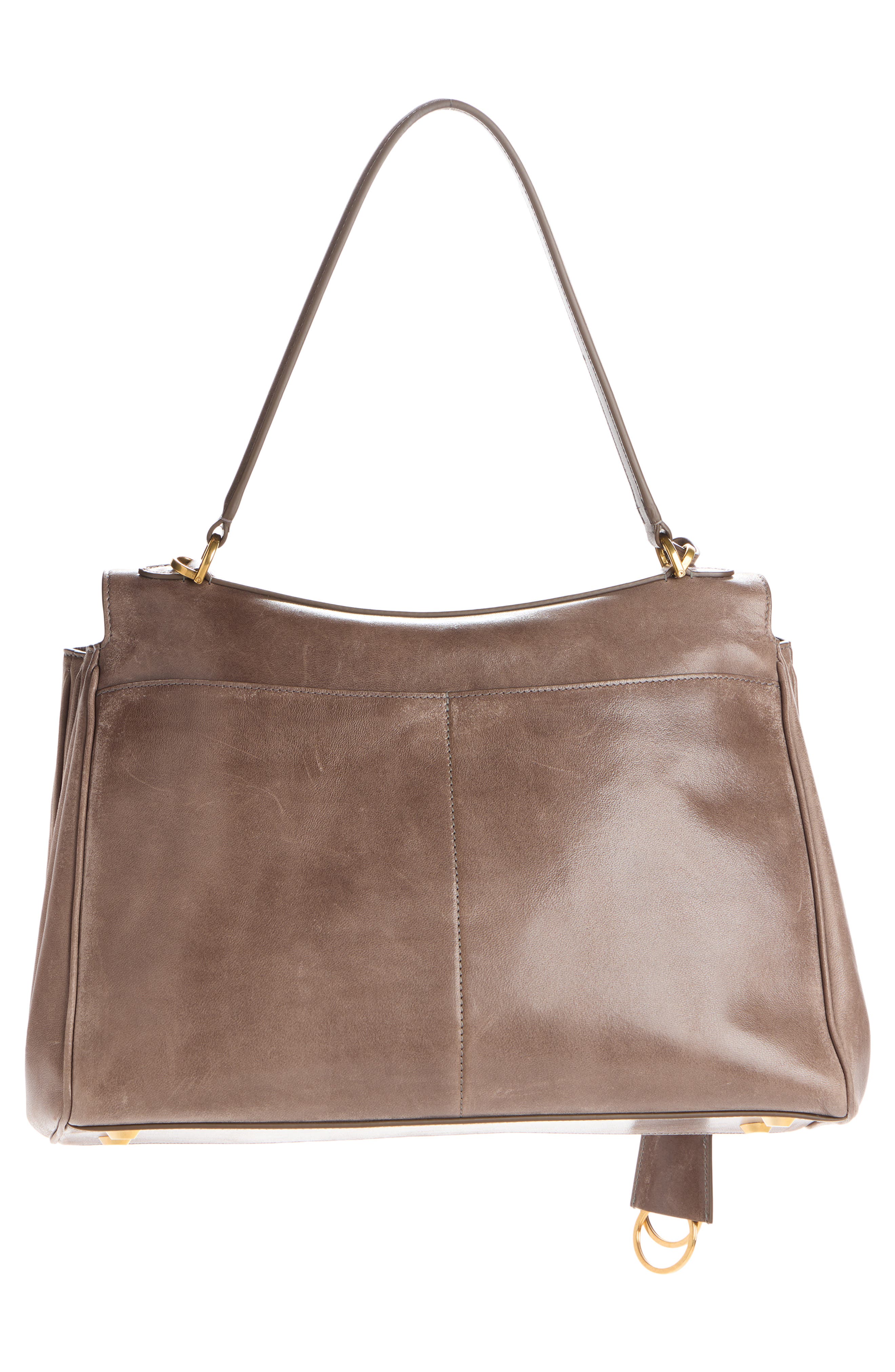 Balenciaga Small Rodeo Leather Top Handle Bag, Alternate, color, 5848 Dark Noix