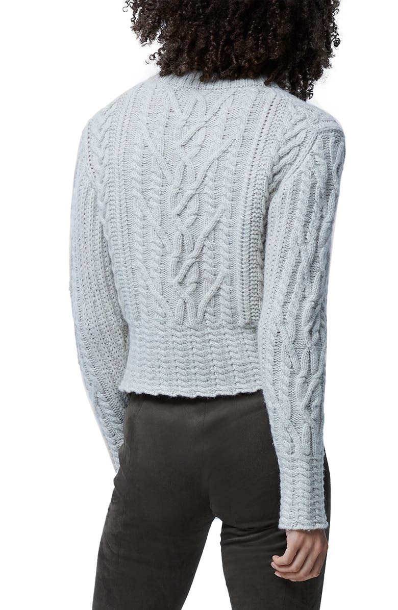 French Connection Joetta Cable Knit Sweater, Alternate, color, 