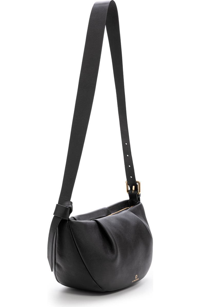 LA PORTEGNA Claudia Adjustable Strap Shoulder Crossbody, Alternate, color, Black