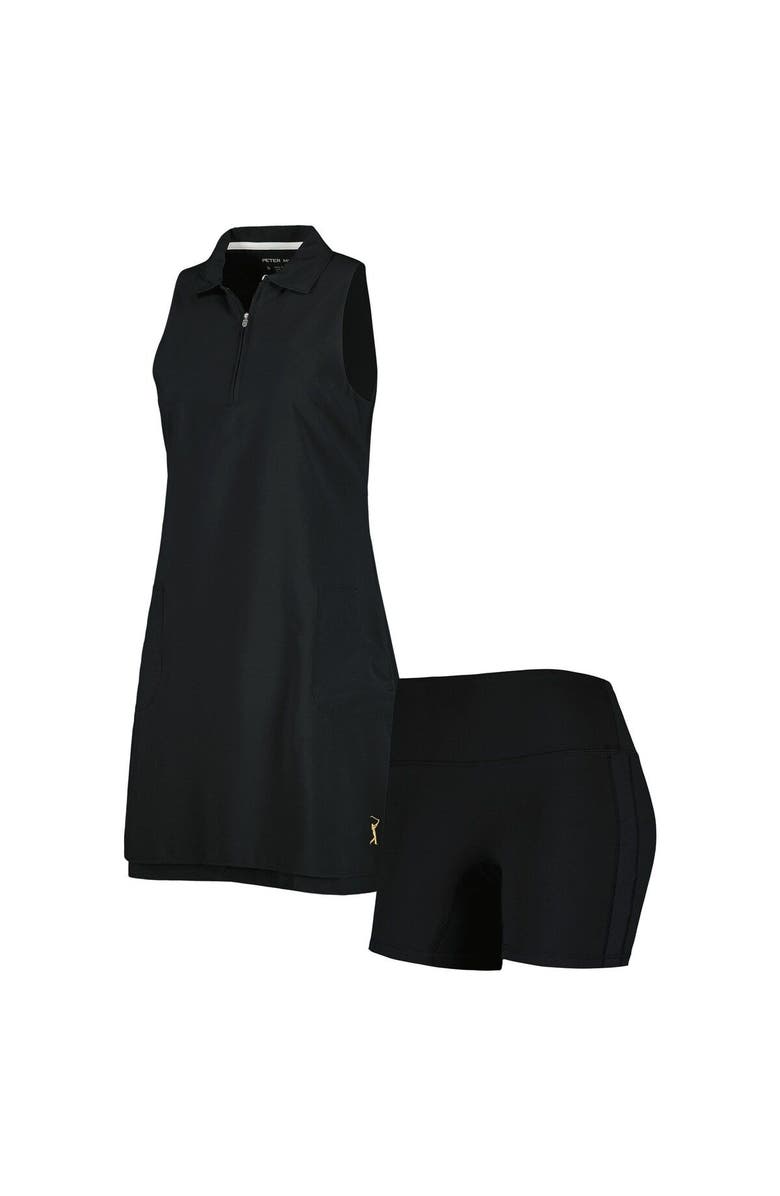 Peter Millar Women's Peter Millar Black THE PLAYERS Carner Sport Dress, Main, color, 