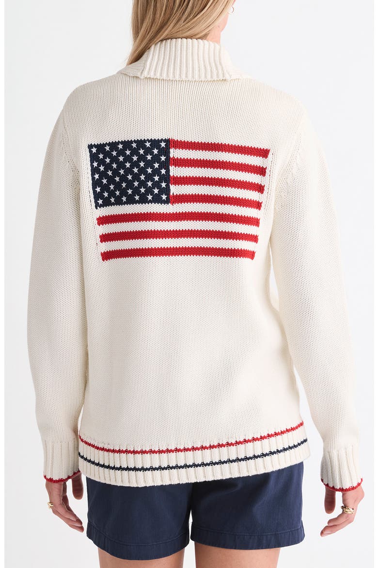 Intarsia Shawl Cardigan, Alternate, color, WHITE CAP