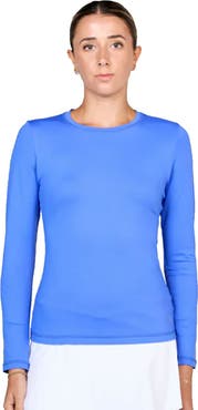 Sofibella UV Colors Womens Long Sleeve Tennis Shirt