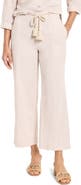 NIC+ZOE Rumba Rope Belt Linen Blend Pants