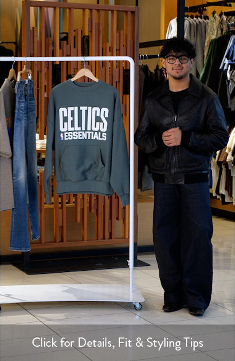 x NBA Celtics Sports Fit Crewneck Sweatshirt, sales video thumbnail