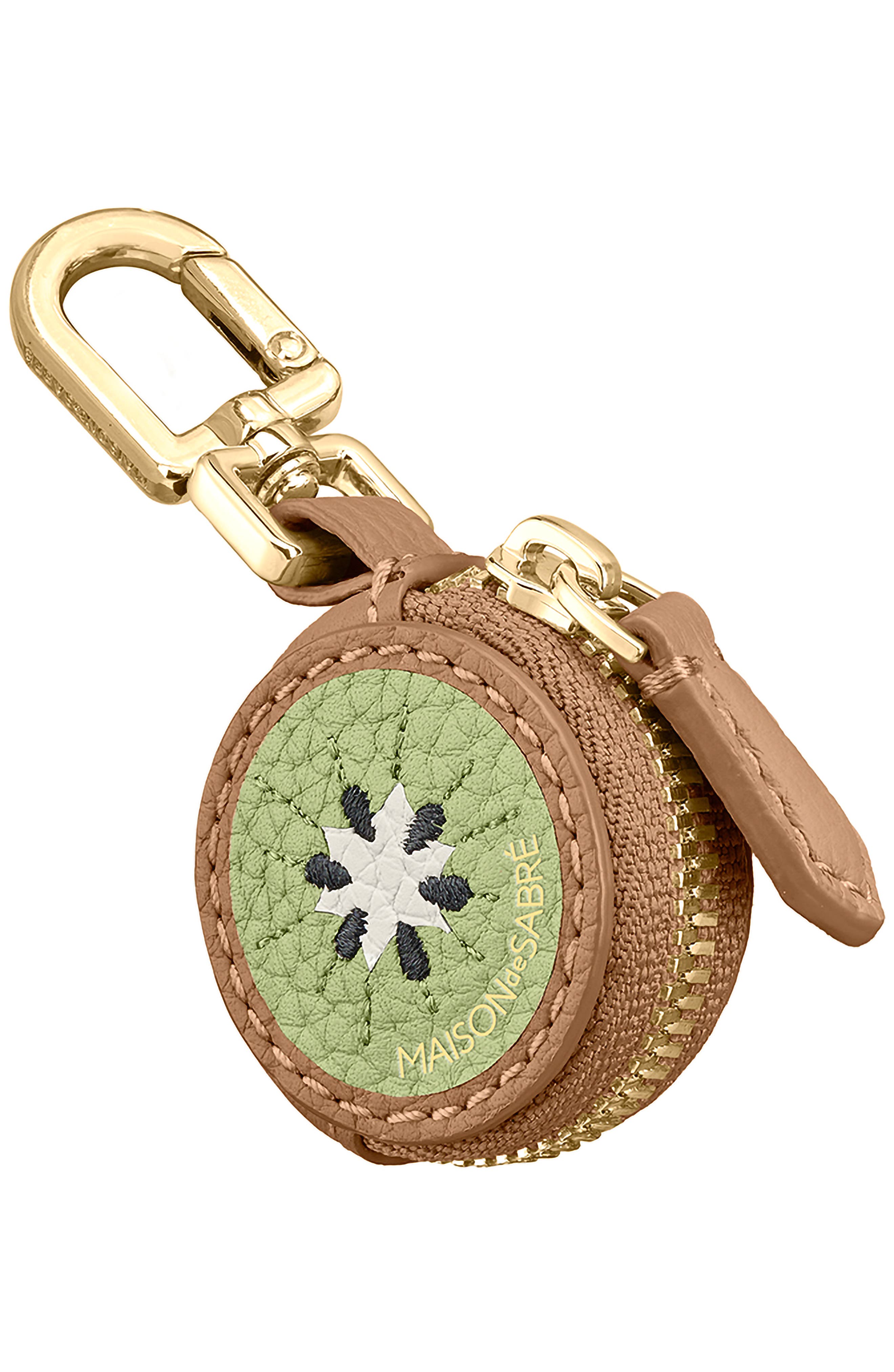 The SABREMOJI Fruit Charm, Alternate, color, Kiwi