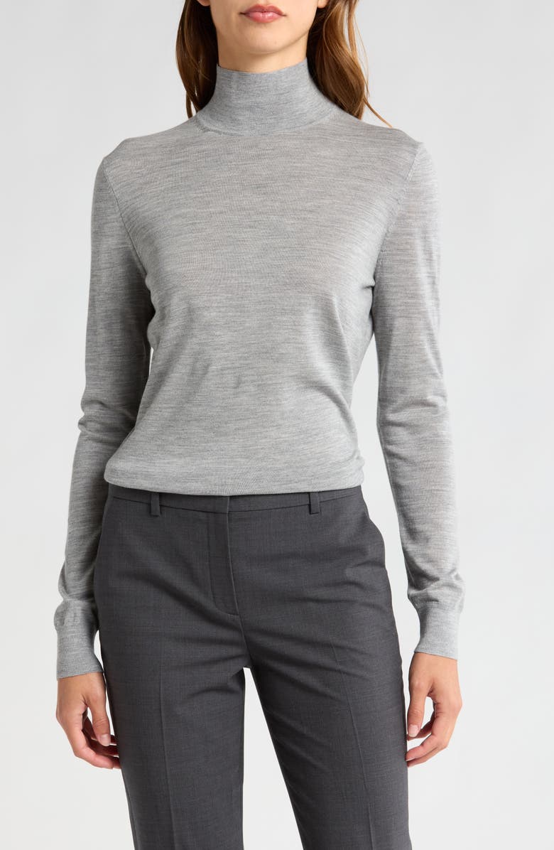 Theory Regal Wool Turtleneck Sweater, Main, color, 