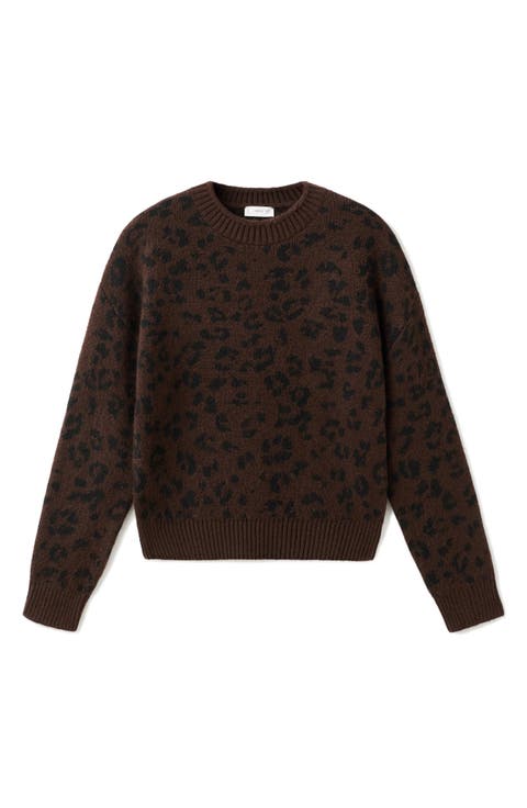 Leopard Design Sweater