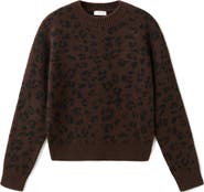 MANGO TEEN Leopard Design Sweater