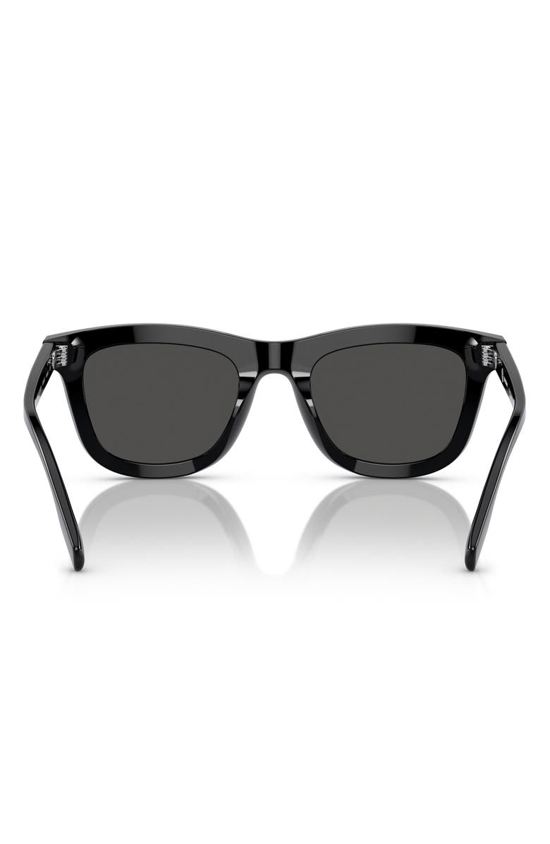 Burberry Kids' 46mm Square Sunglasses, Alternate, color, Black / Dark Grey