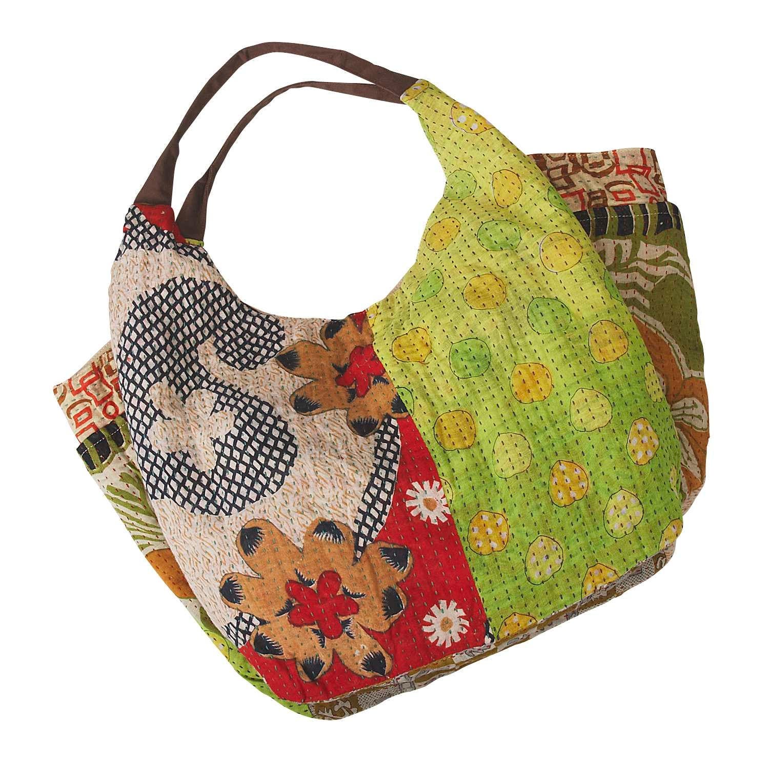 Sari Shop Slouchy Bag, Alternate, color, Multi