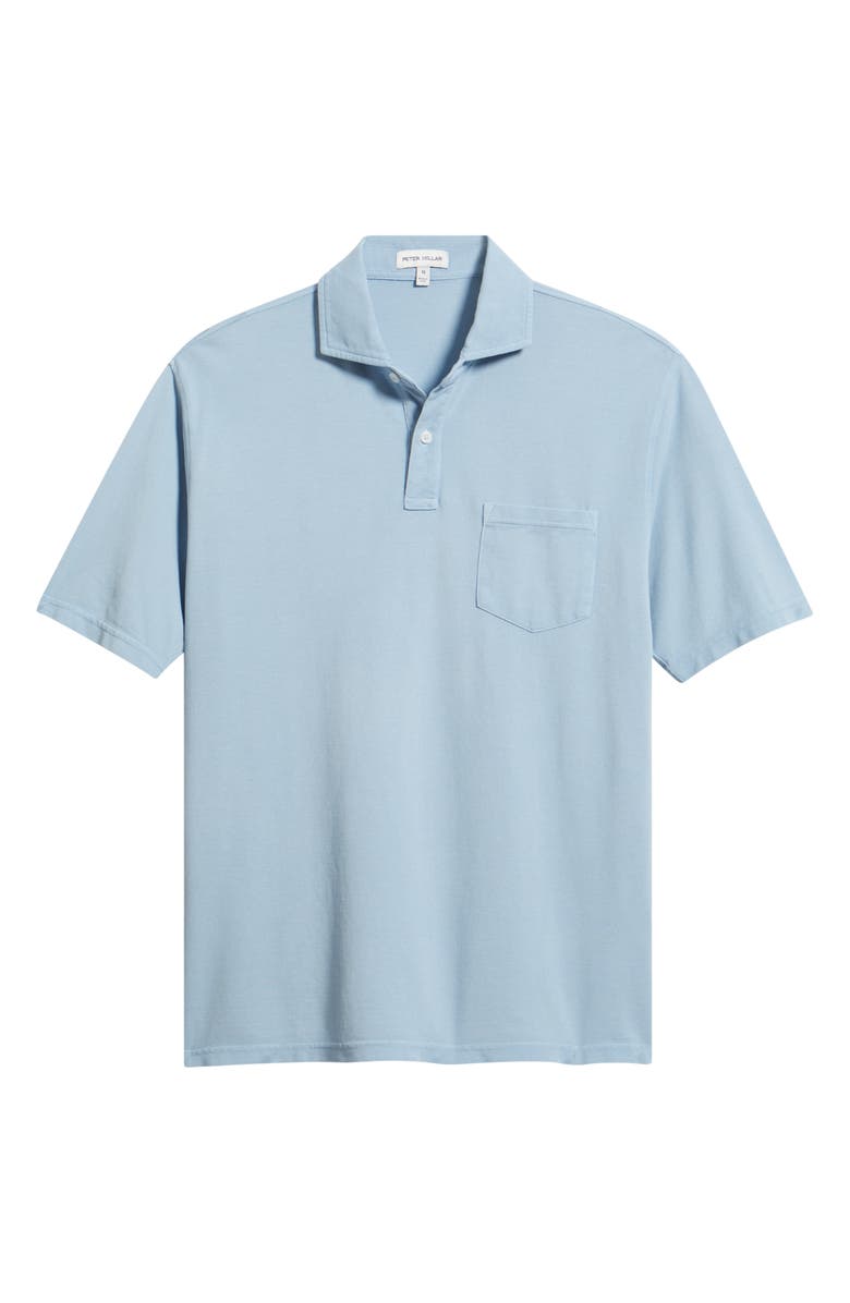 Peter Millar Everyday Piqué Pocket Polo, Main, color, Cottage Blue