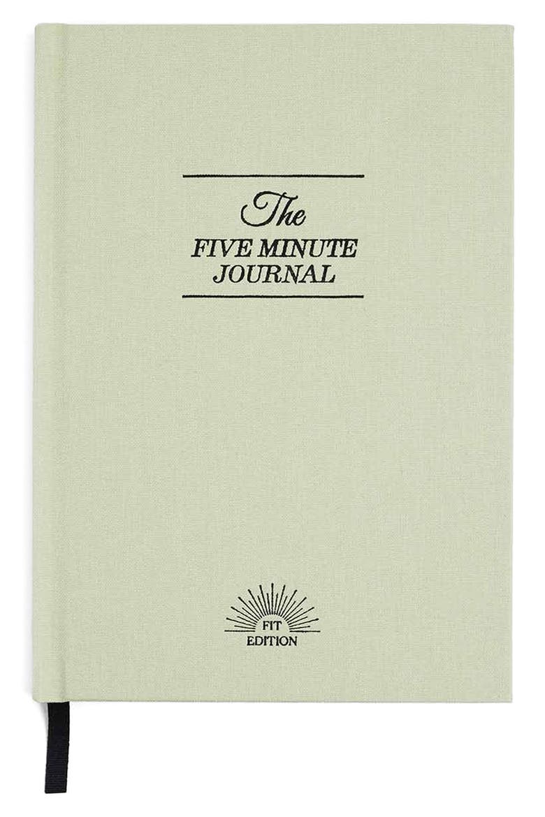 Health & Fitness Edition Five Minute Journal, Main, color, MINT