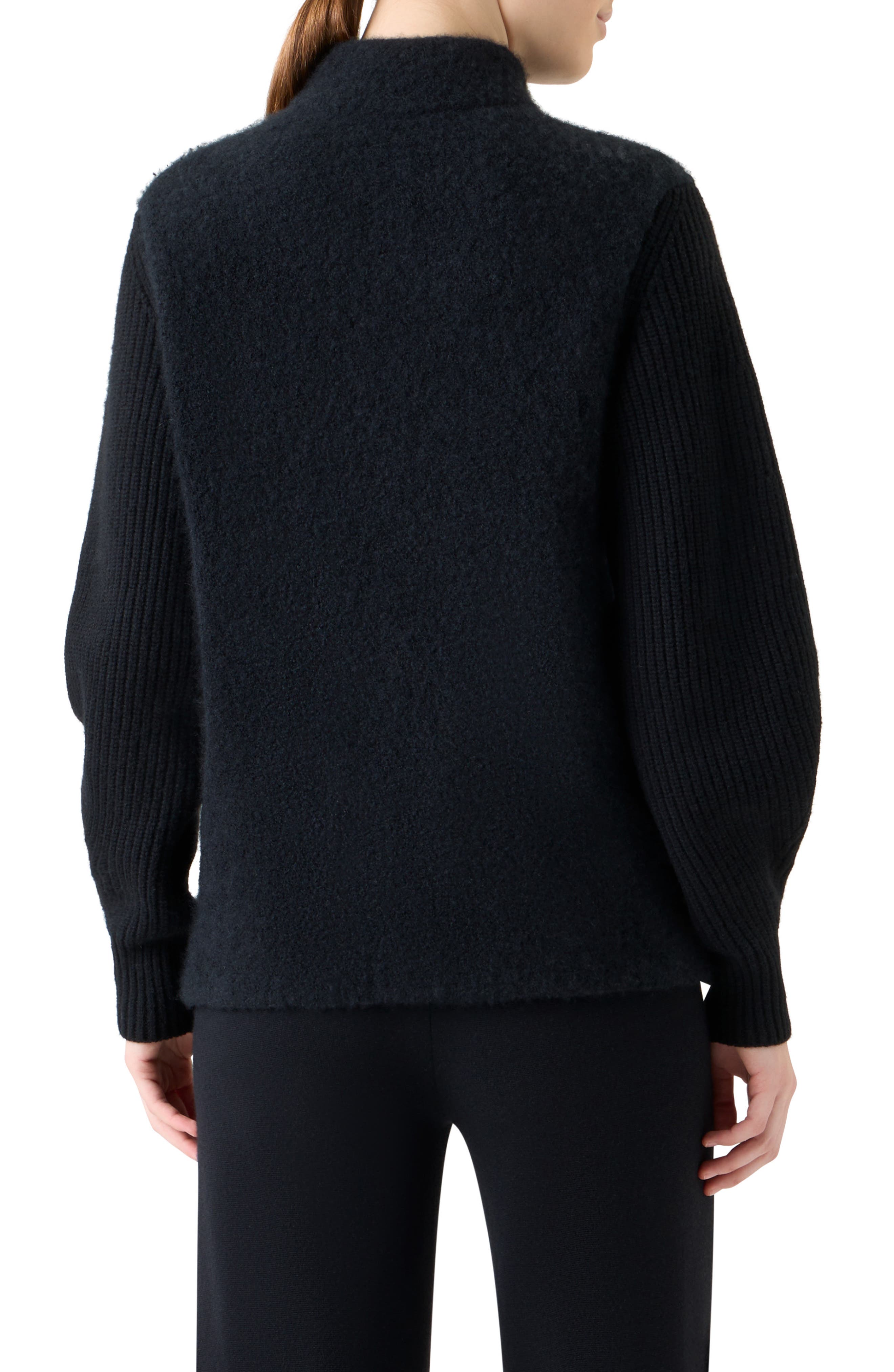 Cashmere Boucle Sweater Jacket - image 2