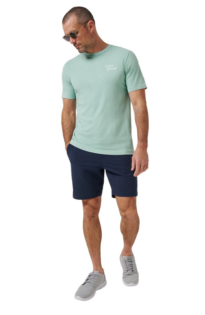 TravisMathew Golf Sucks Graphic T-Shirt, Alternate, color, Wasabi