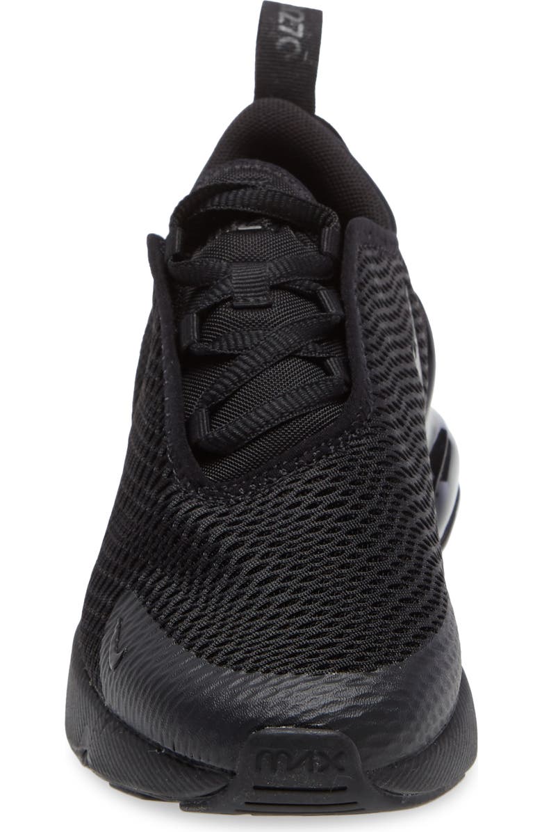 Nike Kids' Air Max 270 Sneaker, Alternate, color, 006 Black/Black