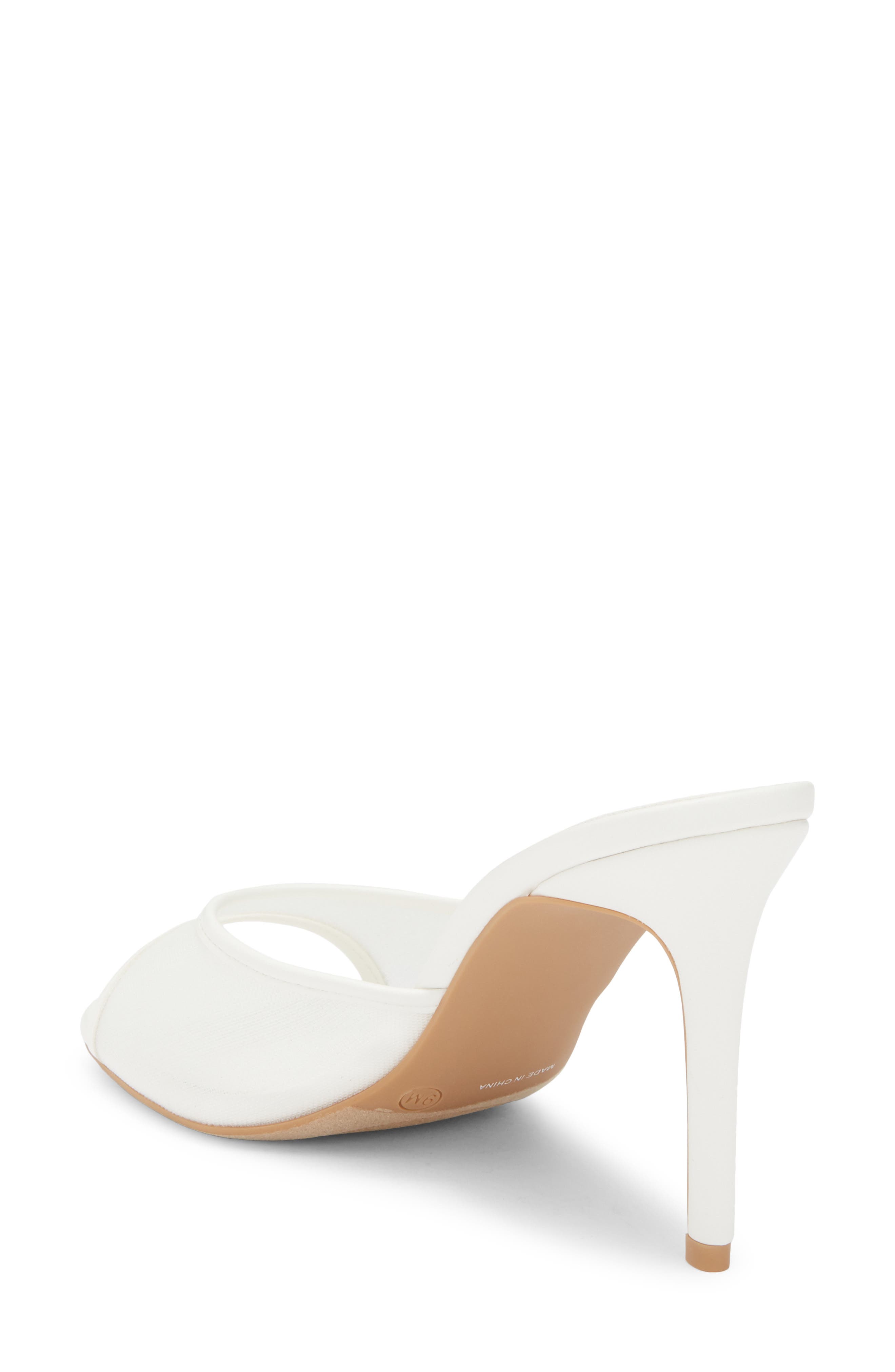 Paz Spike Heel Sandal, Alternate, color, WHITE EGGSHELL