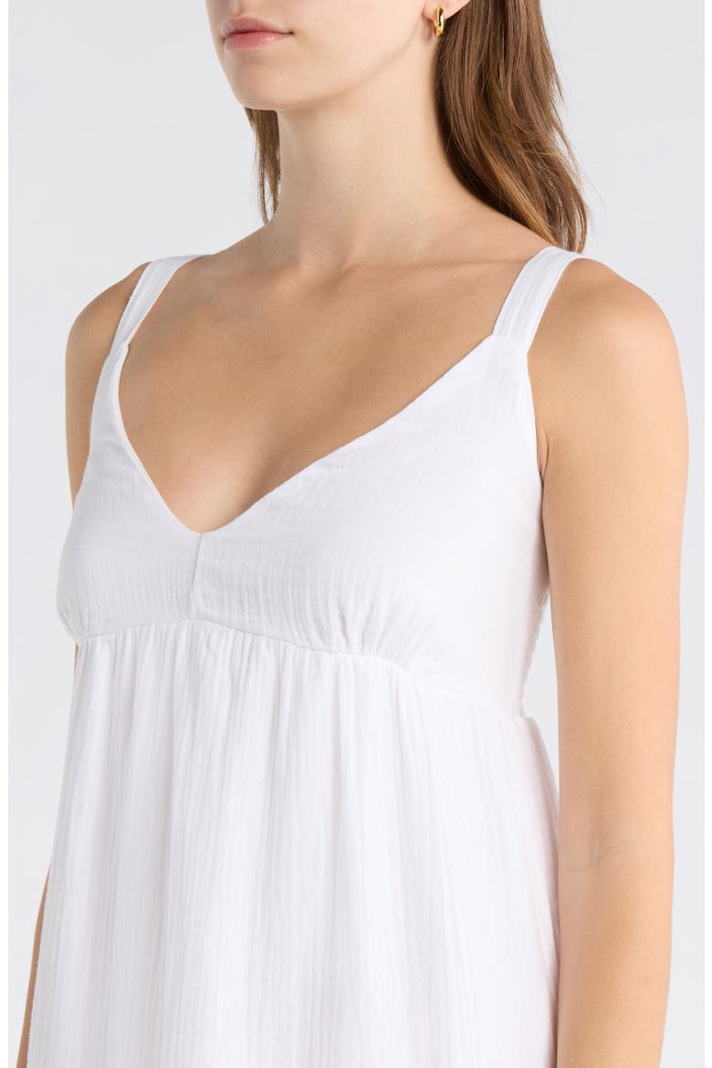 Elianna Sleeveless Midi Dress, Alternate, color, WHITE