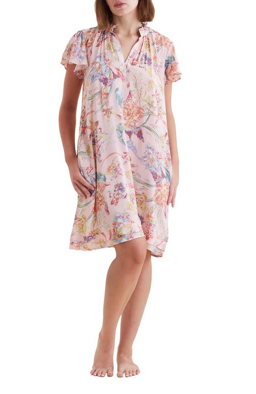 PAPINELLE PAPINELLE BAILEY FLUTTER SLEEVE NIGHTGOWN