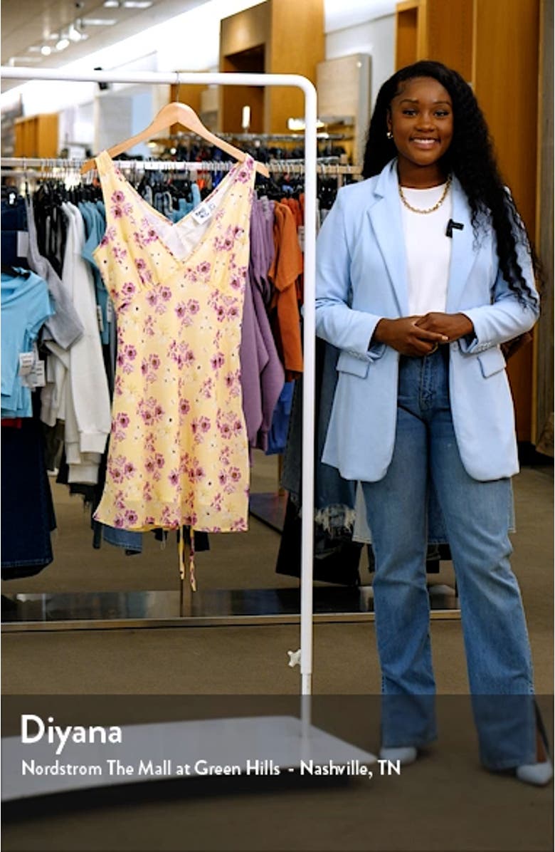 Nellie Floral Minidress, sales video thumbnail