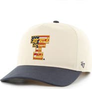 '47 Men's '47 Natural/Navy Texas Tech Red Raiders Americana Flag Hitch Adjustable Hat
