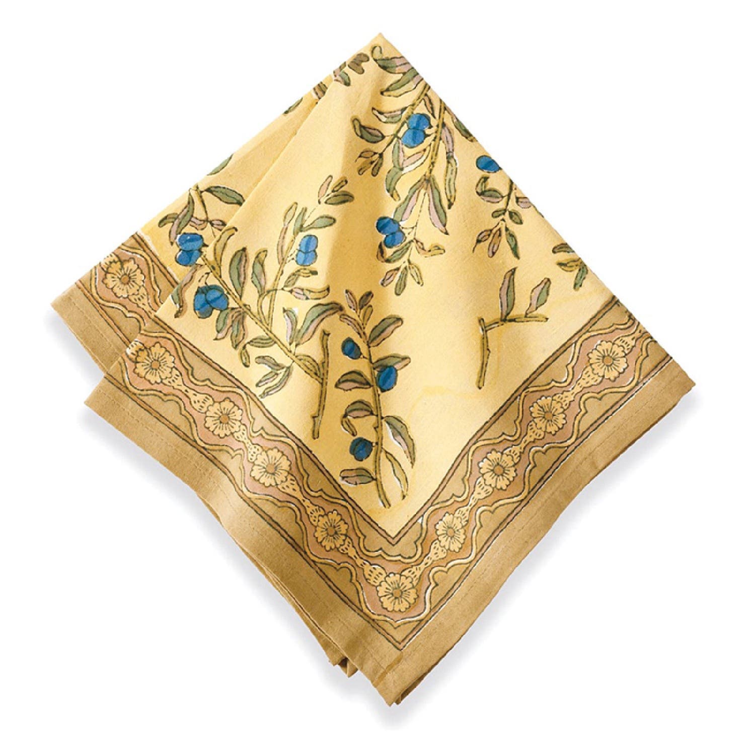 selected Khaki/Blue 19" x 19"