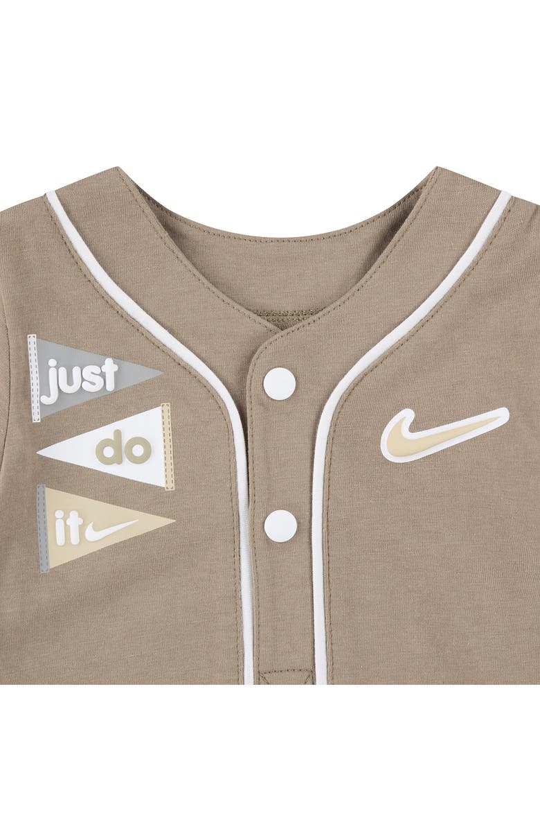 Nike Just Do It Henley Romper, Alternate, color, 