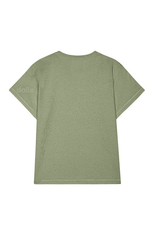 Dalix Womens Lil Cherry Lightweight High Waisted Tee In Green