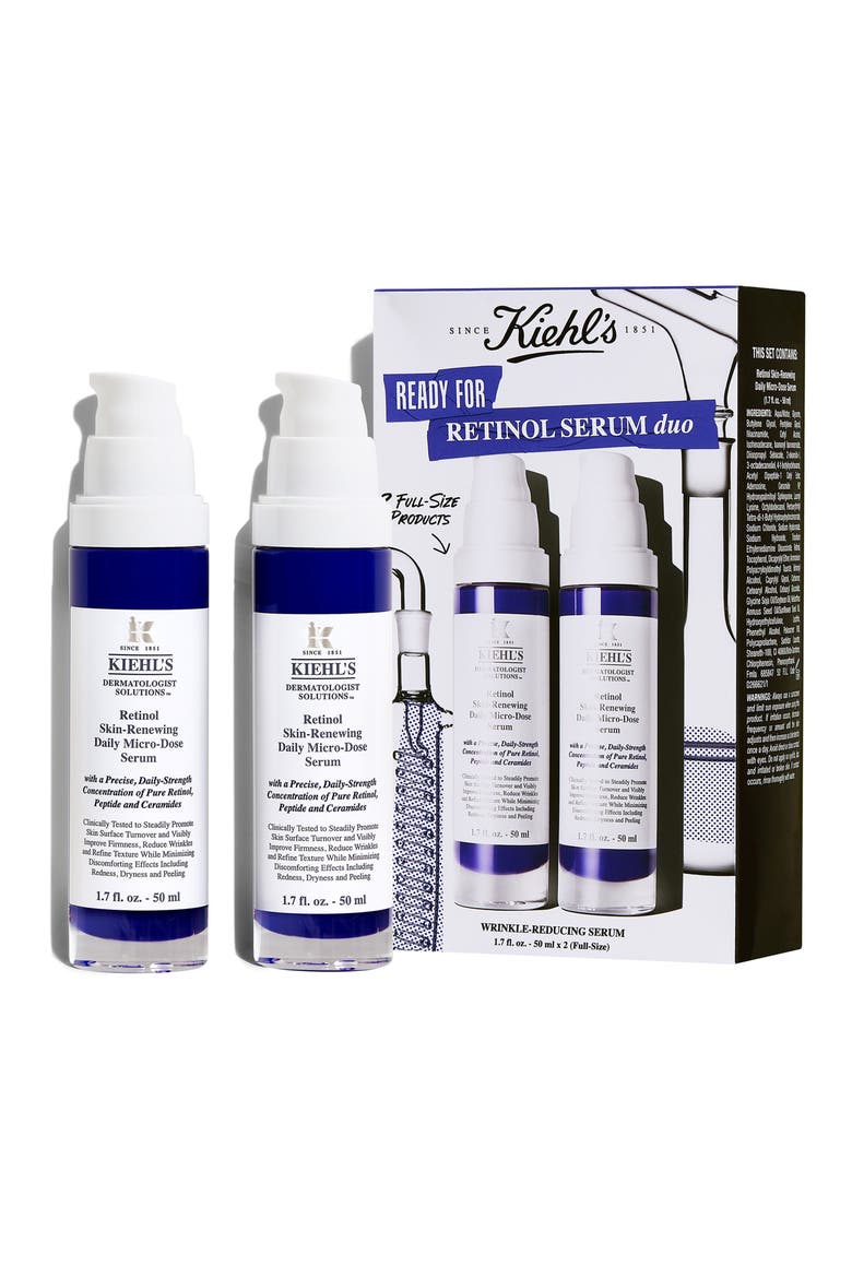 Retinol Skin-Renewing Daily Micro-Dose Serum Duo $184 Value, Main, color, NO COLOR