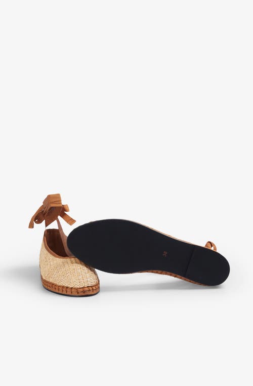 Scalpers Cord Rafia Slipper In Brown