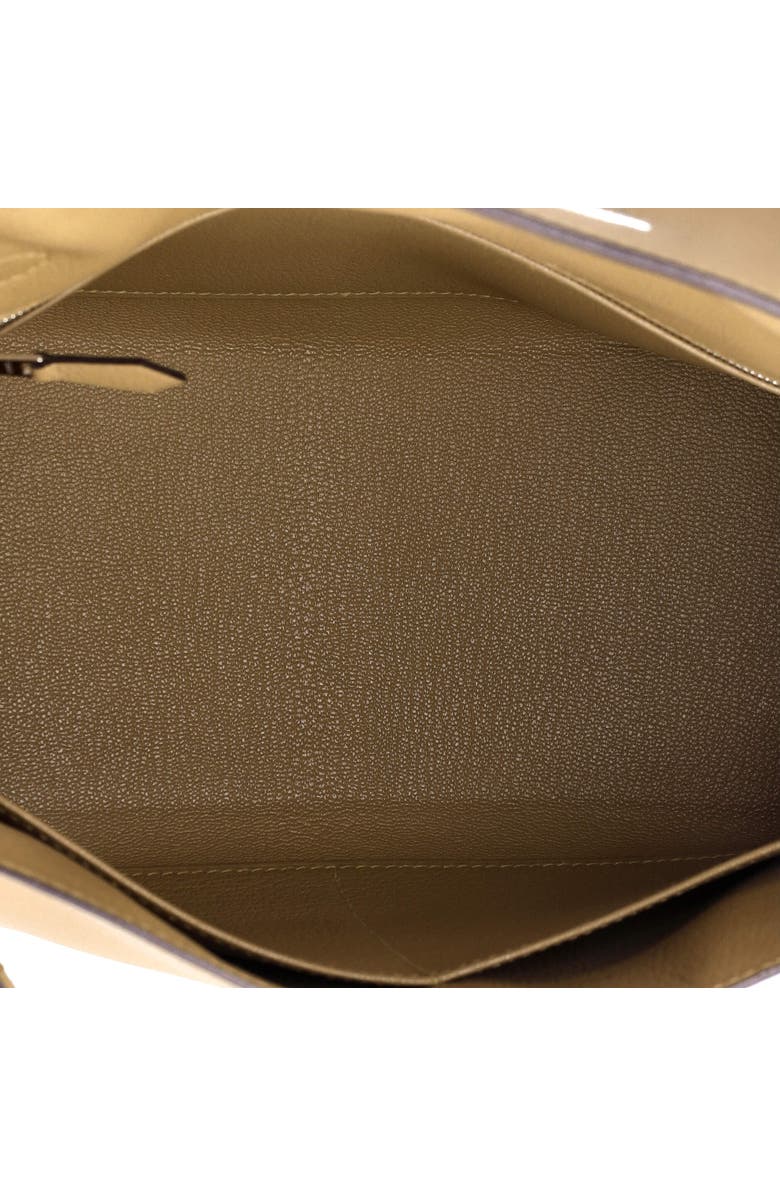 Pre-Owned Hermes Kelly Handbag Brown Evercolor with Palladium Hardware 28, Alternate, color, Poussiere