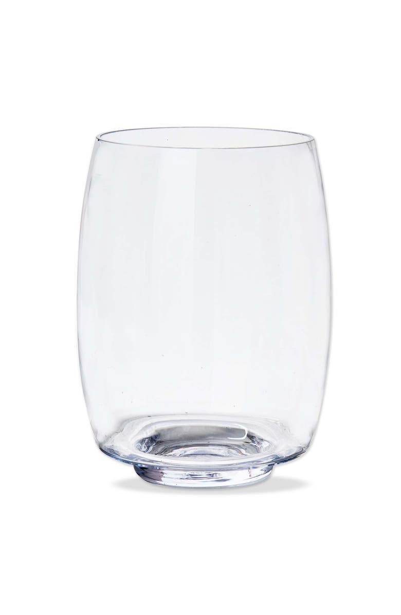 tag Lagos Hurricane Candle Holders Clear Glass Pillar Set, Main, color, Clear