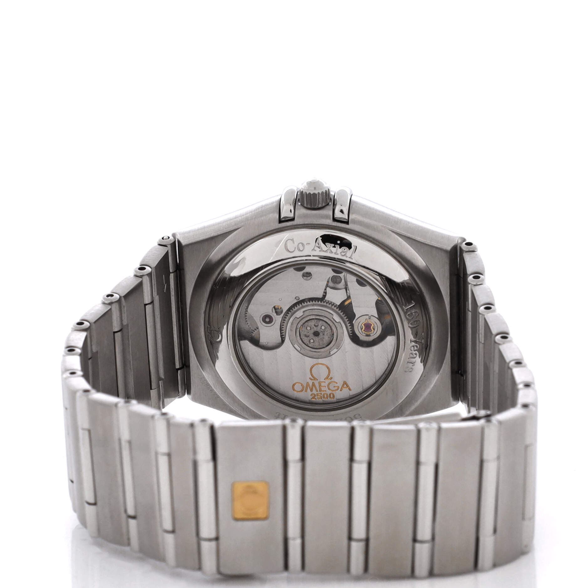 Constellation Co-Axial Chronometer Automatic Watch Stainless Steel with Diamond Markers 35, Alternate, color, Metallic Silver