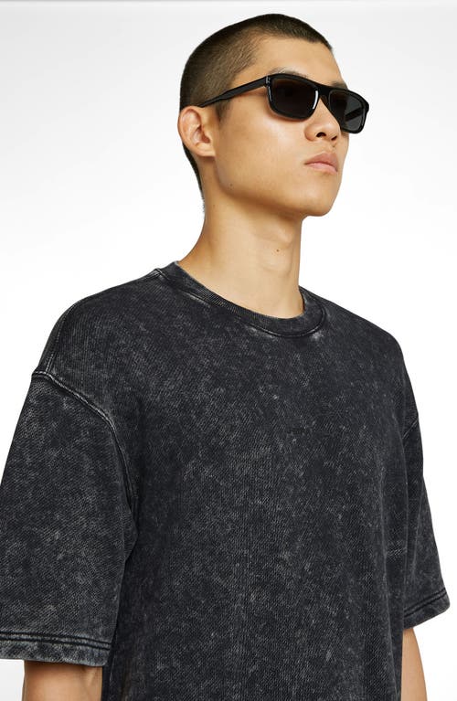 G-star Acid Wash Loose Fit Organic Cotton T-shirt In Black