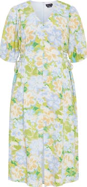 City Chic Roselle Floral Midi Dress