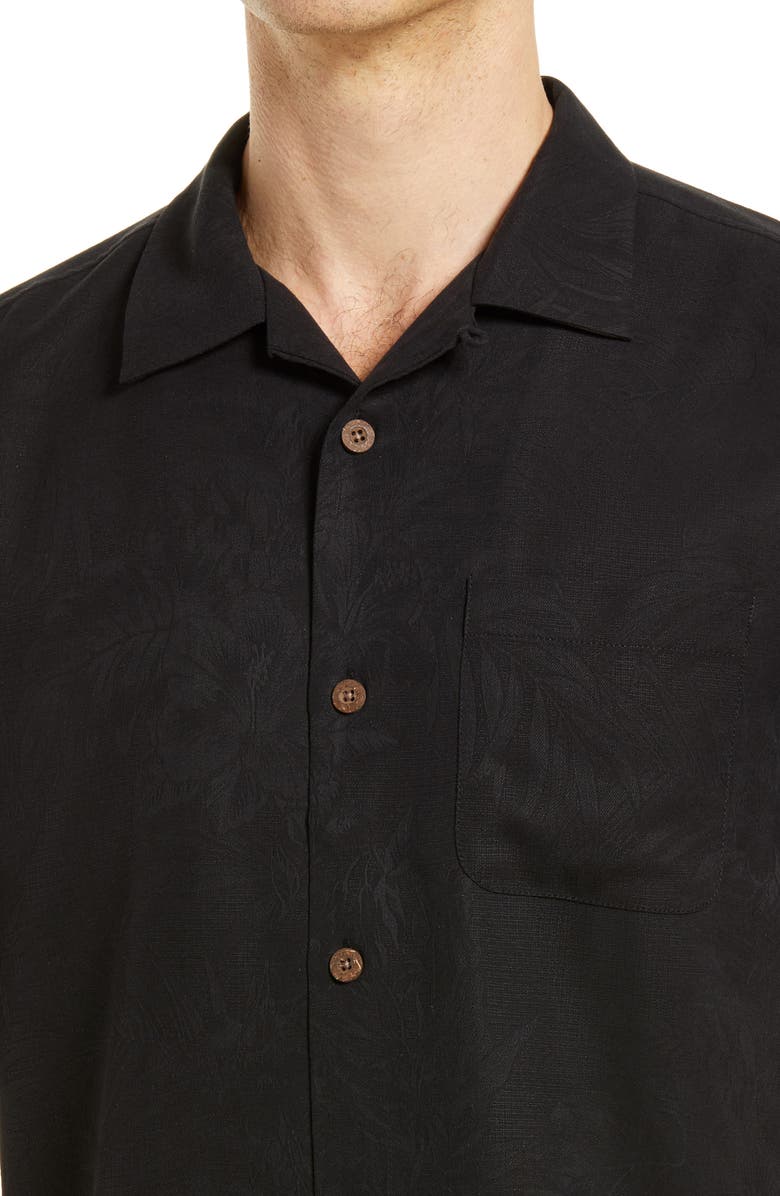 Tommy Bahama Tropic Isle Short Sleeve Button-Up Silk Camp Shirt, Alternate, color, 