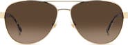 Kate Spade New York polina 61mm gradient oversize pilot sunglasses