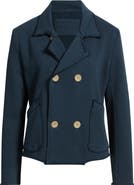 Frank & Eileen Mini Belfast Crop Knit Peacoat
