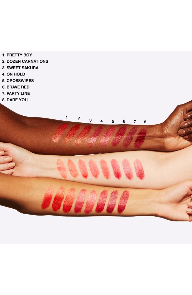 MAC Cosmetics Cremesheen Lipstick, Alternate, color, Brave Red (C)