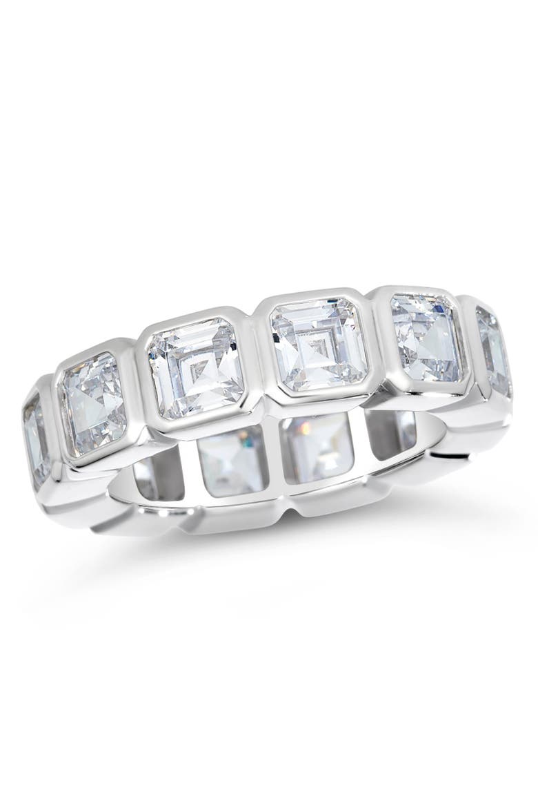 [DISCONTINUED] -  Men's 6.5 Carat Asscher Ring, Main, color, Platinum