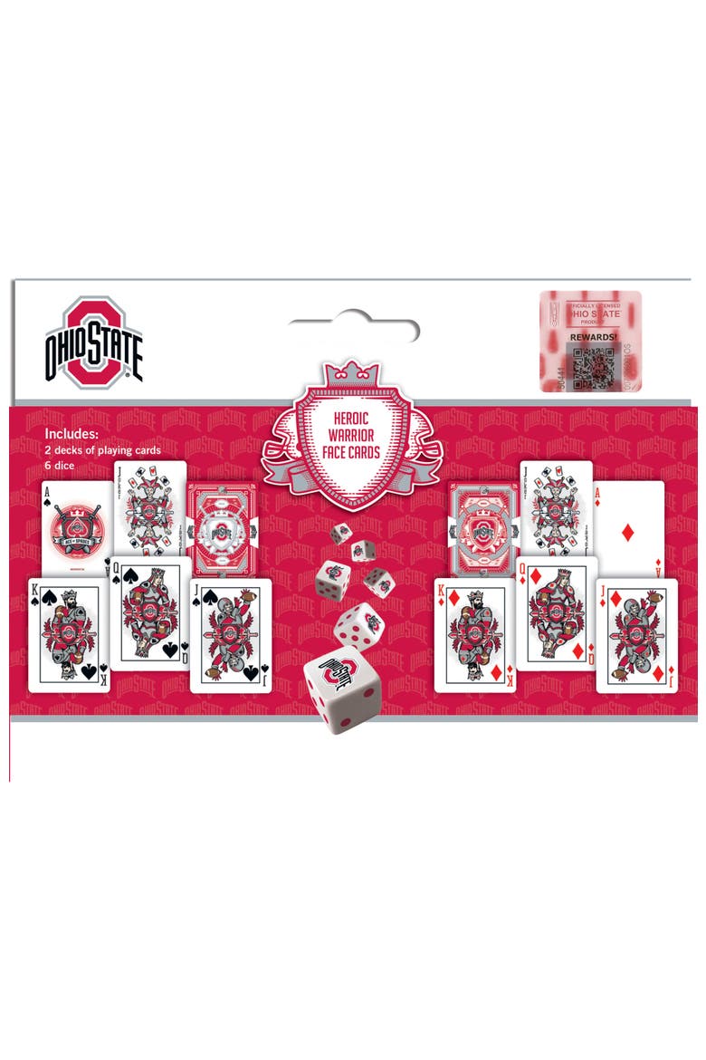 Ohio State Buckeyes Playing Cards & Dice, Alternate, color, Multicolor