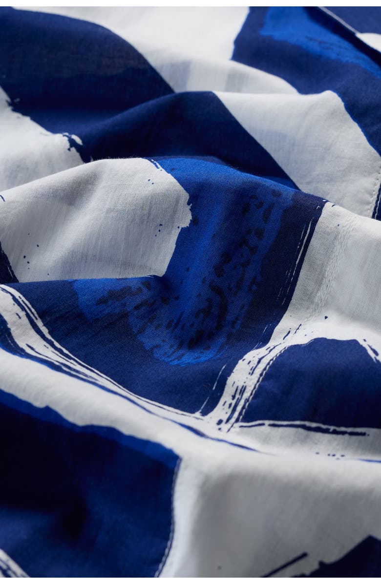 Seasalt Cornwall Deep Lane Short Sleeve Organic Cotton Button-Up Shirt, Alternate, color, 